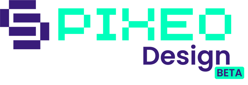 Pixeo Design Beta Logo